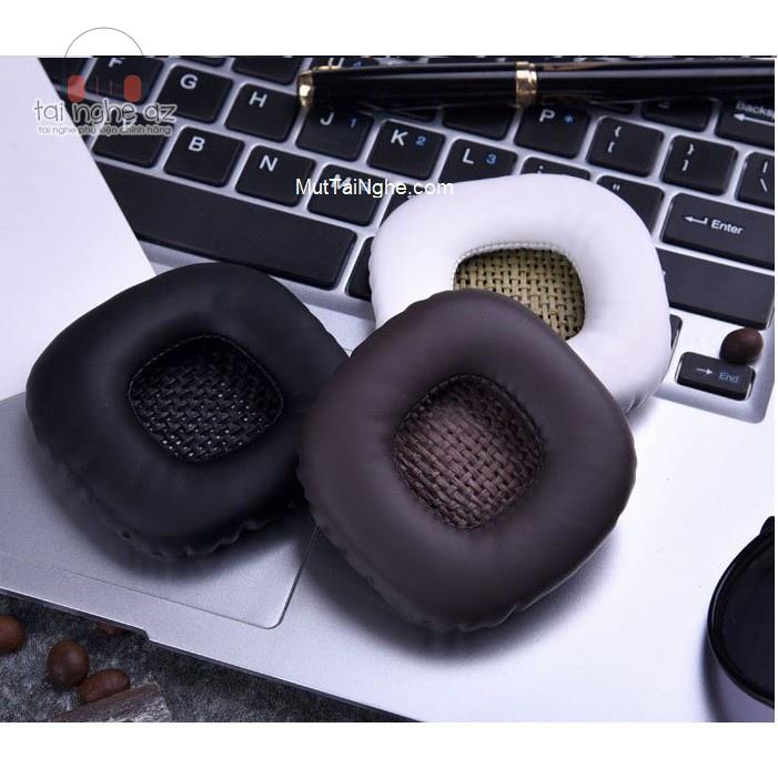 Mút tai nghe Marshall Major 1, major 2 - màu đen- Bộ Pad đệm bọc cho headphone , mềm mịn cao cấp - Tai nghe AZ