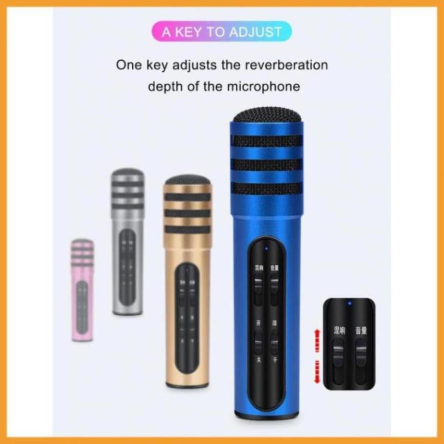 Micro Livestream C7 ,Thu Âm Hát Karaoke Livestream 3 in 1 - Chính hãng BH 12t