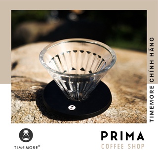 Phễu lọc cà phê v60 thuỷ tinh Timemore Crystal Eye