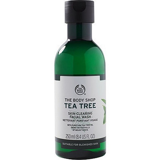 Gel Rửa Mặt Làm Sạch Và Dịu Da The Body Shop Tea Tree Skin Clearing Facial Wash 60ml - Anh Chính Hãng