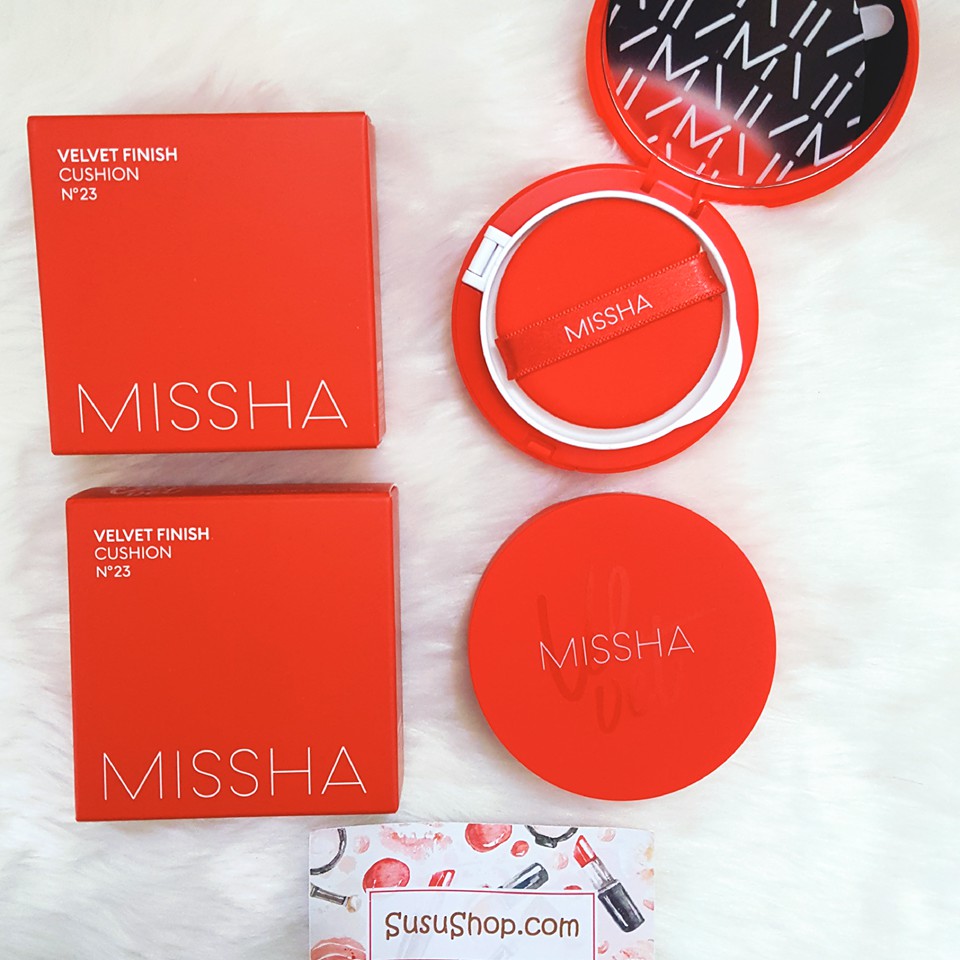 PHẤN NƯỚC CHE PHỦ HOÀN HẢO MISSHA VELVET FINISH CUSHION SPF50+ PA+++ | BigBuy360 - bigbuy360.vn