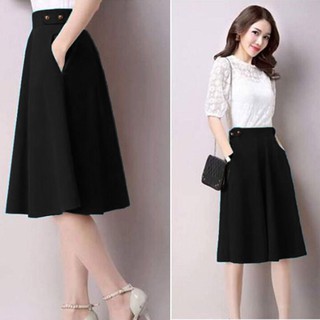 Chân váy xòe công sở- xả kho