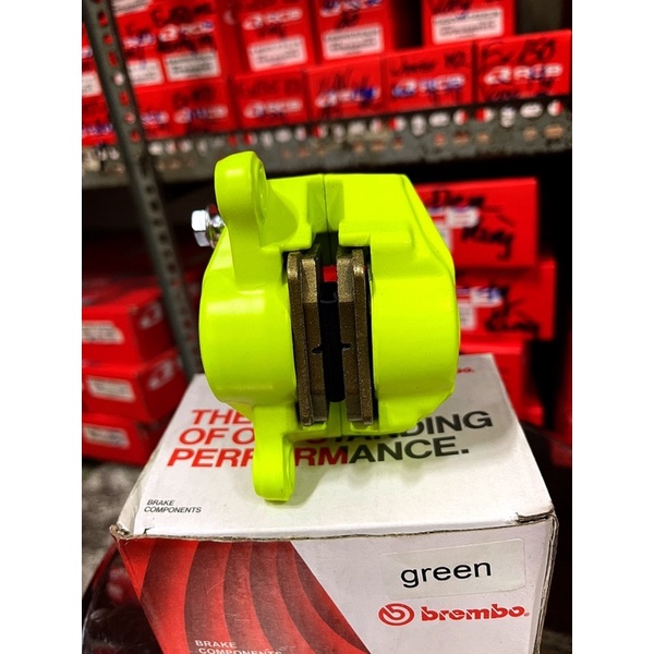 Heo Brembo Đúc 2 Pis ( Màu Xanh Lá ) ====