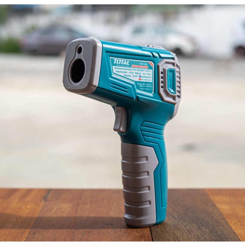 Máy đo thân nhiệt độ từ xa nhiệt kế hồng ngoại Total THIT015501 - Total THIT010381 Súng đo nhiệt độ màn hình hiển thị