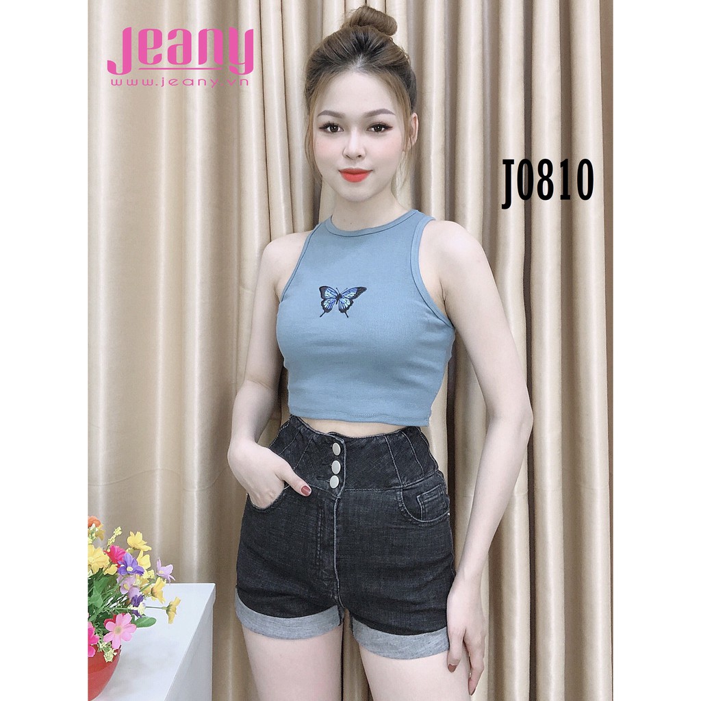 Áo Thun Ba Lỗ Thêu Bướm J0810 - Jeany