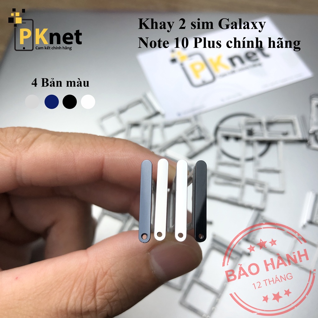 Khay sim Note 10 Plus dùng cho Samsung Glaxy Note 10 Plus[CHÍNH HÃNG, BẢN 2 SIM]