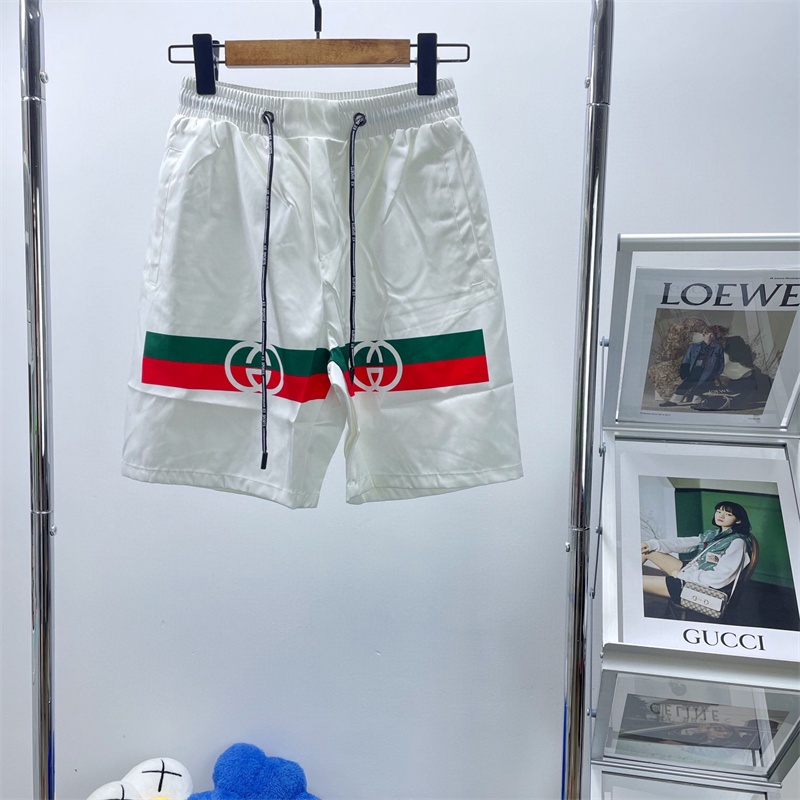 G &amp; u &amp; c &amp; c Quần Đi Biển Thoải Mái In LOGO Kỹ Thuật Số Trực Tiếp Thời Trang Xuân Hè Mới Nhất