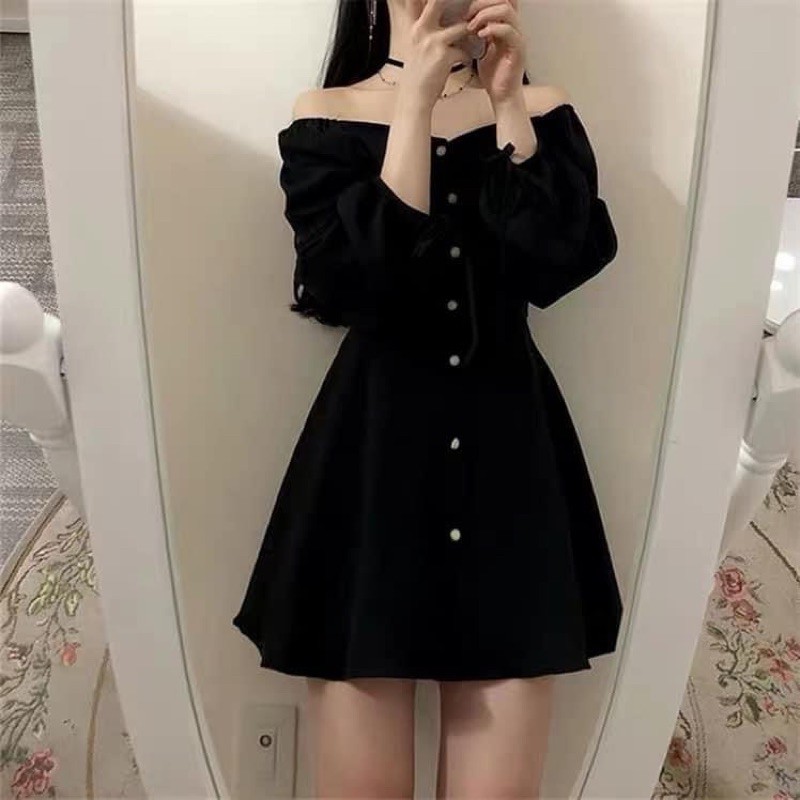 trả order đầm đen