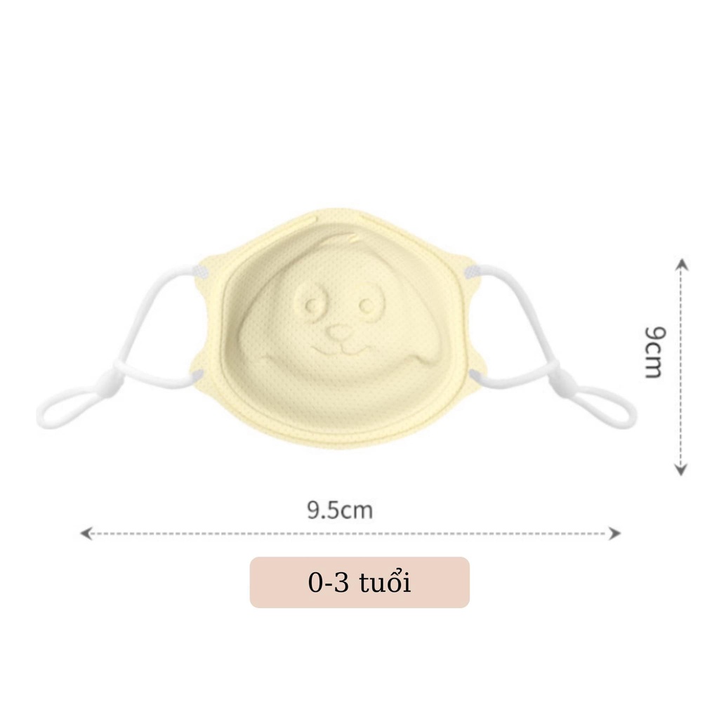 Khẩu Trang Cho Bé, Khẩu Trang Trẻ Em 4 Lớp Chống Bụi Mịn Và Kháng Khuẩn Cho Bé Thanh Hằng Baby 0 Đến 3 Tuổi | BigBuy360 - bigbuy360.vn