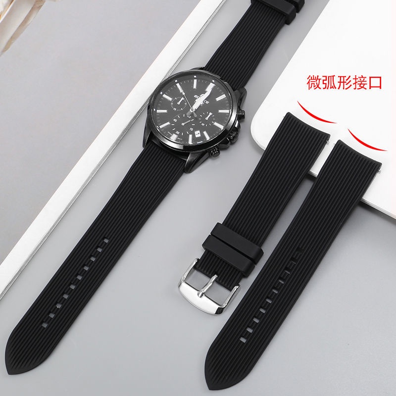 Dây Đồng Hồ Đeo Tay Cao Su Seiko No. Bộ 5 Dây Đeo Đồng Hồ Casio Tisso Omega 20 22mm WX314