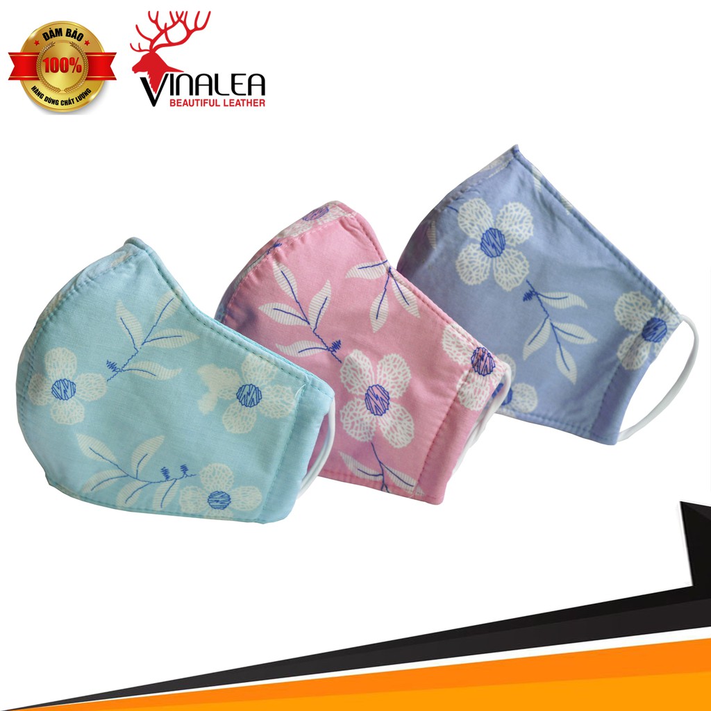 Khẩu trang nữ 3 lớp vải ngăn khói bụi, an toàn, tiết kiệm | BigBuy360 - bigbuy360.vn