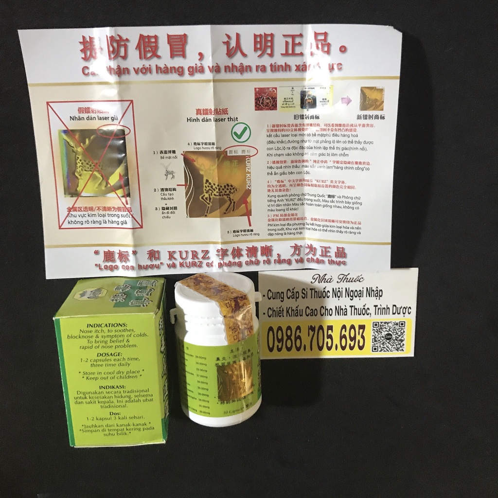 Tỷ Thống Linh Đỏ Tem Nai Nổi xịn loại 1 – Hỗ Trợ Xương Khớp