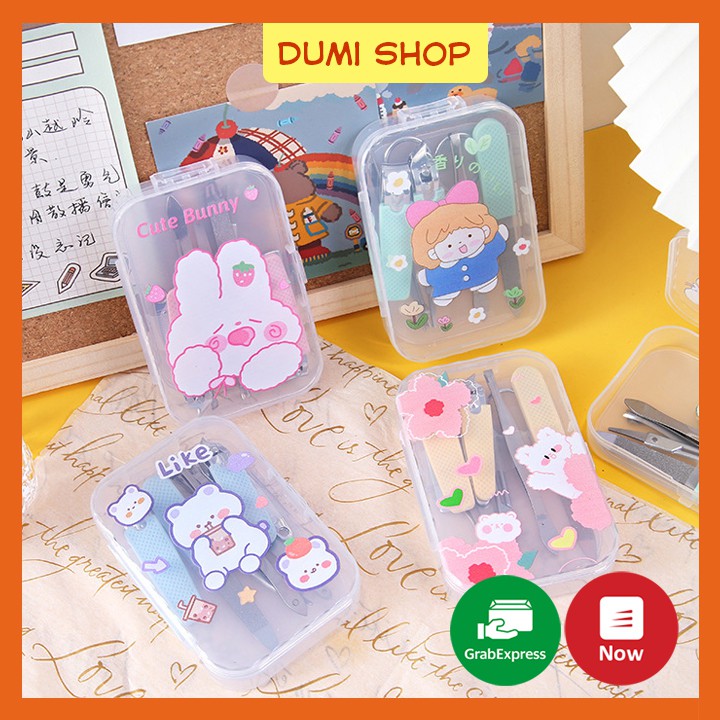 Set Bấm Móng Tay Gồm 7 Chi Tiết Có Kèm Hộp Xinh Xắn Tiện Lợi GIAO NGẪU NHIÊN – Dumi Shop