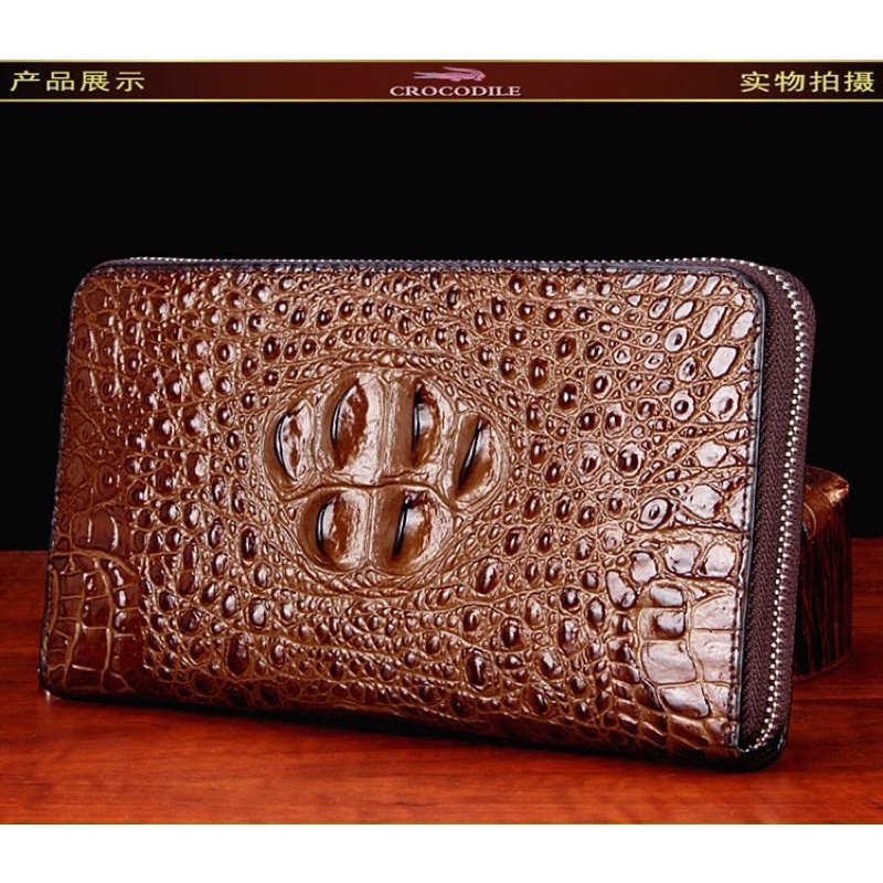 𝑭𝑹𝑬𝑬𝑺𝑯𝑰𝑷  clutch da cá sấu nam dài tay hiện đại thời trang trẻ nam tính shop tuyển sỉ