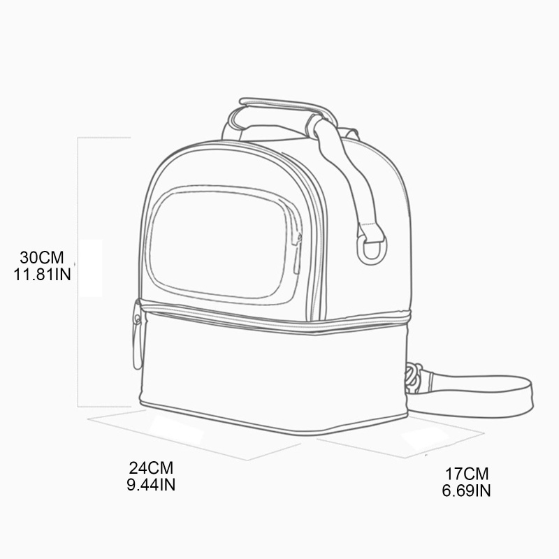 Ba Lô Cách Nhiệt Đựng Bình Sữa Em Bé Giữ Lạnh Tiện Lợi