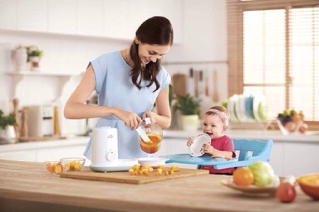 MÁY XAY & HẤP THỰC PHẨM CHO BÉ IU PHILIPS AVENT 2in1