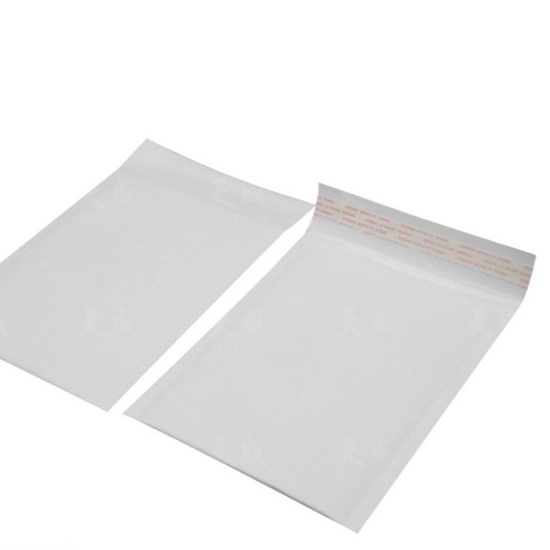 1 cái Túi nilon Hồng Trắng Túi gói hàng chống sốc lót bóng khí niêm phong