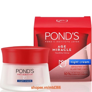 Kem Ngăn Ngừa Lão Hóa 50g Ban Đêm Ponds Age Miracle.