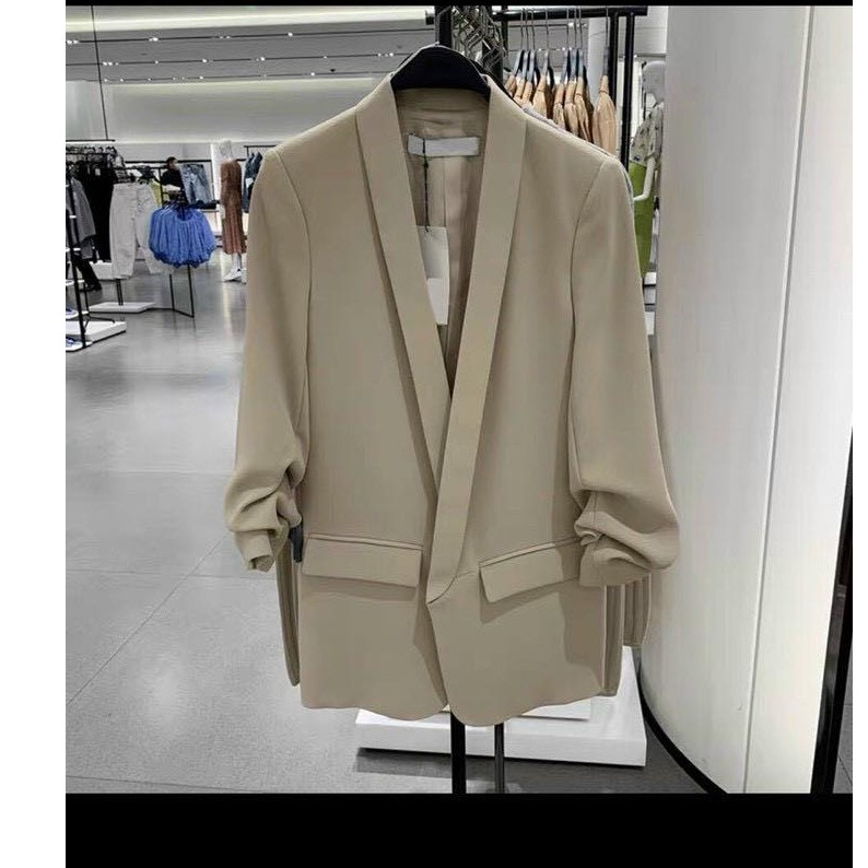 Áo khoác blazer Nữ From Rộng tay dài trẻ trung, năng động