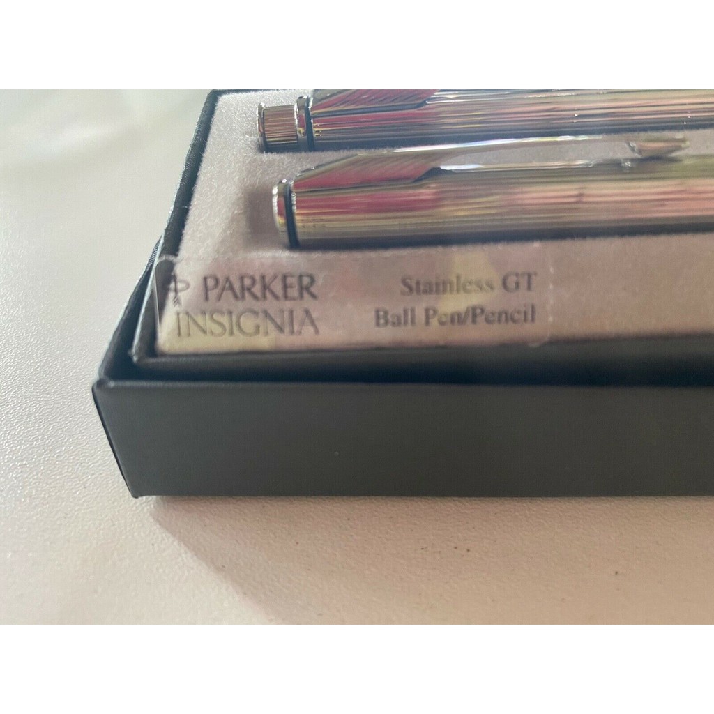 Bộ 2 Bút Parker Insignia - Made in USA - Bút bi và bút chì bấm - Viết ký cao cấp - Ballpoint Pen &amp; Pencil set