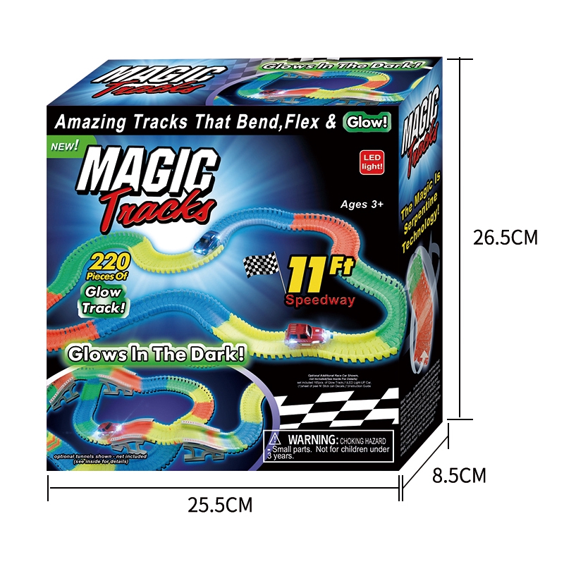 Bộ đồ chơi xe oto đua chạy tự động lắp ráp đường ray cho bé 820 quà tặng cho bé trẻ em