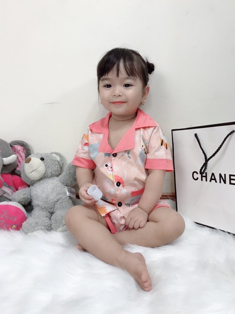 Bộ pijama thô boil cực dễ thương cho bé trai bé gái - BPTB