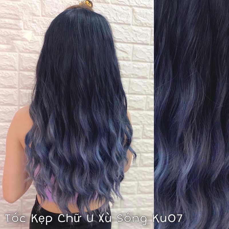 Kẹp U sóng Ombre [ Hàng Loại 1 ]Tơ cao cấp dày dặn