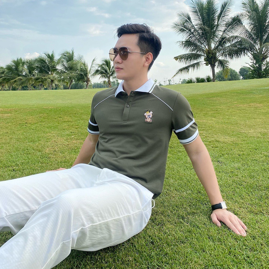 Áo Polo Nam Cotton Cá Sấu Cao Cấp Phối Màu Dainganstore