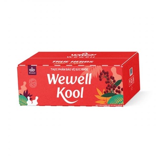 Thùng 24 lon Nước uống thảo dược Wewell Kool 200ml