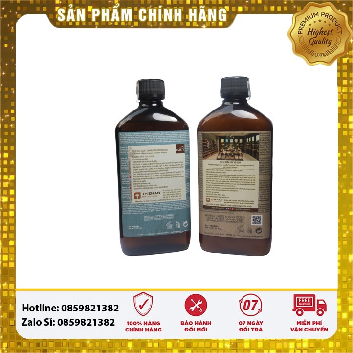 BỘ Dầu Gội Dầu Xả chống rụng và kích thích mọc tóc Nashi Capixyl 500ml*2