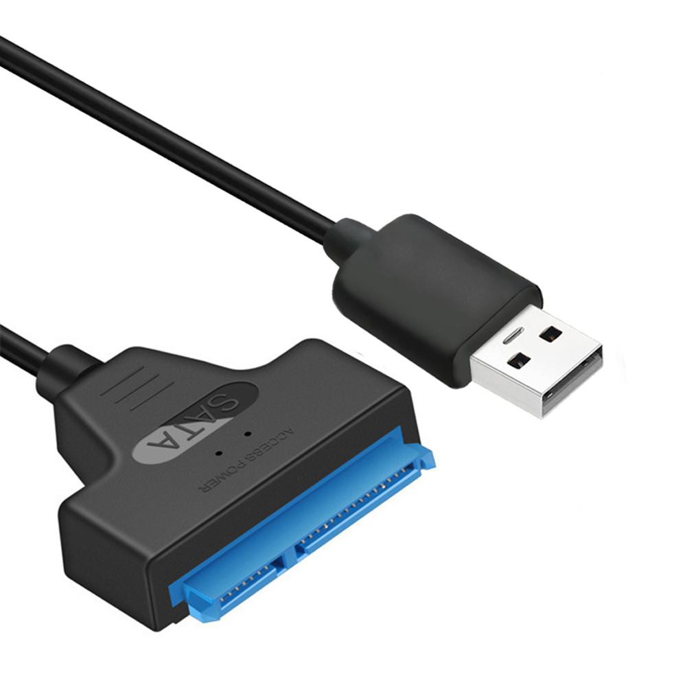 Dây cáp chuyển đổi đầu USB 2 sang SATA 22Pin dành cho ổ cứng HDD 2.5inch