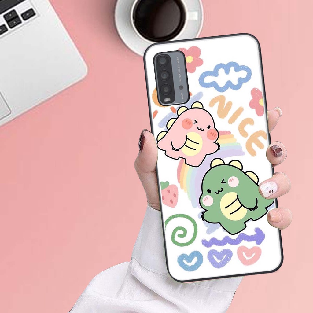 Ốp lưng Xiaomi REDMI 9T in hình khủng long , gấu nâu xinh xắn, siêu cute  mà còn vô cùng RẺ -ĐẸP