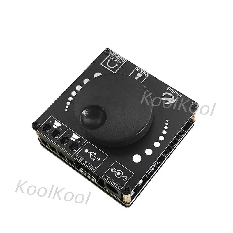 Bảng mạch khuếch đại âm thanh bluetooth 5.0 kỹ thuật số 2x50W chất lượng cao