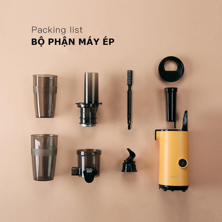 Máy Ép Chậm Mokkom Chính Hãng Bảo Hành 12 Tháng MKSJ001