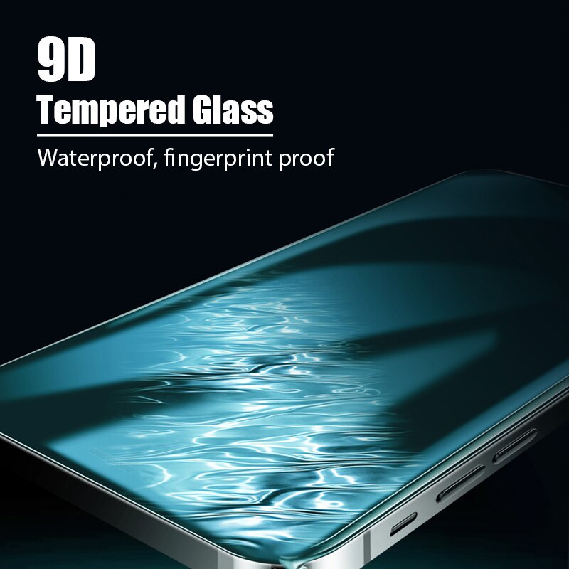 Kính cường lực 9d bảo vệ thích hợp cho iphone 13 pro max 13mini 11 12 x xs max xr 7 8 6 6s plus