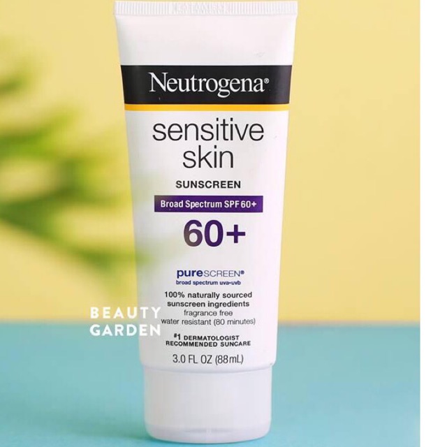 Kem chống nắng Neutrogena Sensitive Skin Sunscreen SPF60+ 88ml chuẩn Mỹ