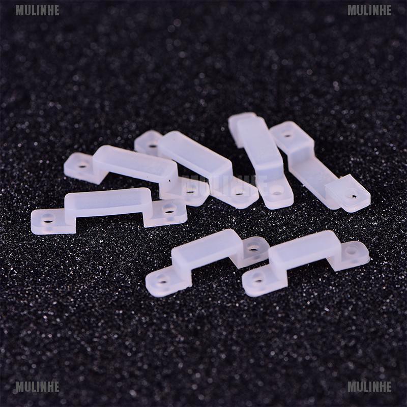 Set 10 Kẹp Nhựa Mềm 10 / 14mm Cố Định Đèn