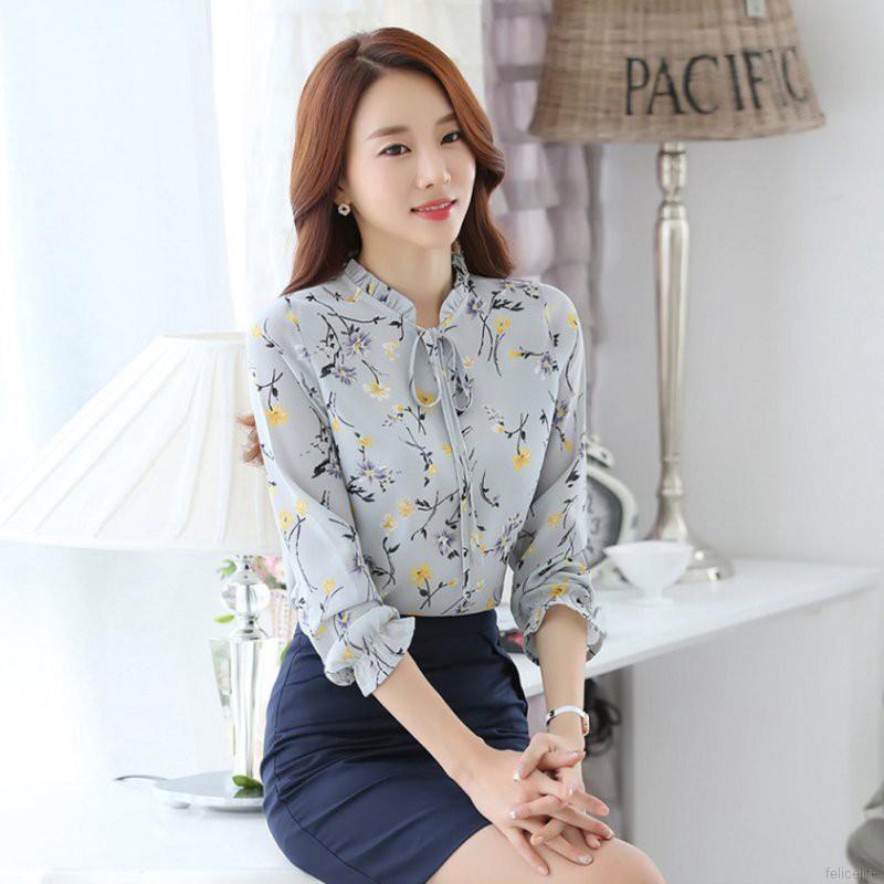 Áo sơ mi công sở cotton tay dài
