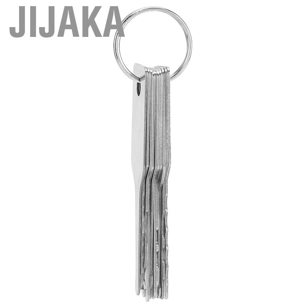Jijaka Multi‑function 10 In 1 Master Key Set Door Opener Tool Durable Lightweight