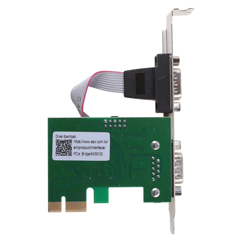 Thẻ Mở Rộng PCIe Chip AX99100 2 Cổng DB9 COM RS232