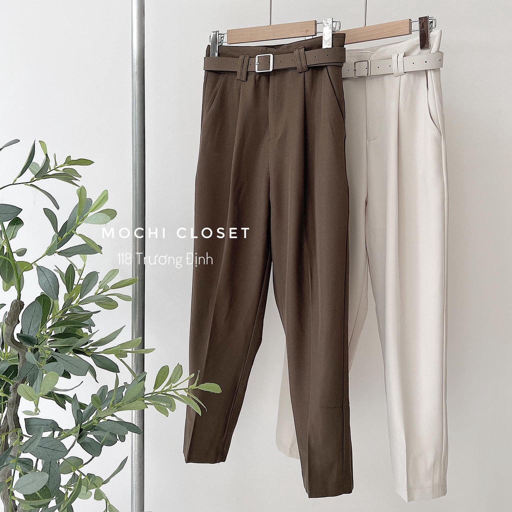 Quần tây form baggy kèm belt - 209