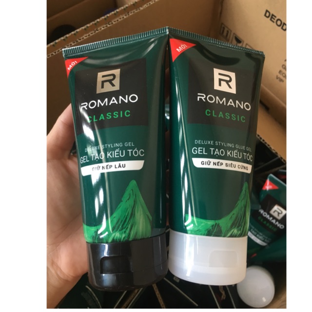 Gel vuốt tóc Romano Classic siêu cứng 150g