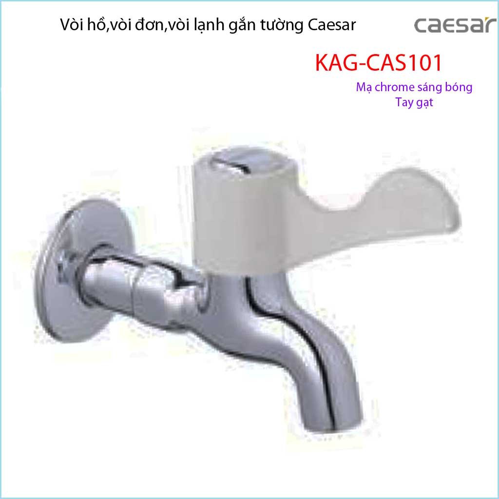 Vòi lạnh gắn tường, vòi xả nước máy giặt cao cấp KAG-CAS101