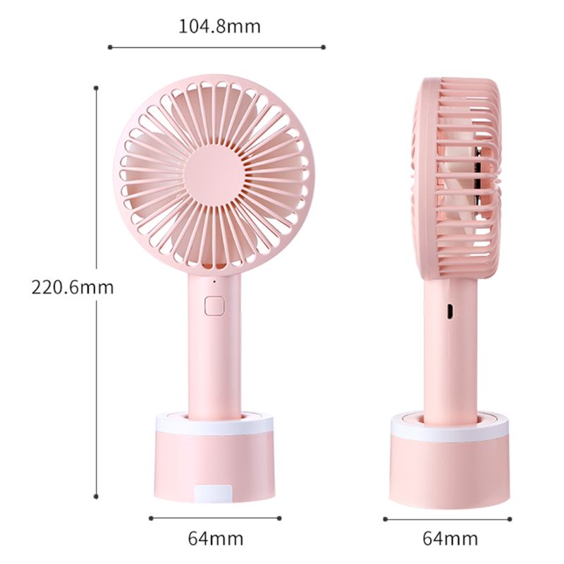 Quạt Làm Mát Mini Để Bàn Kèm Sạc USB Tiện Dụng Chất Lượng Cao