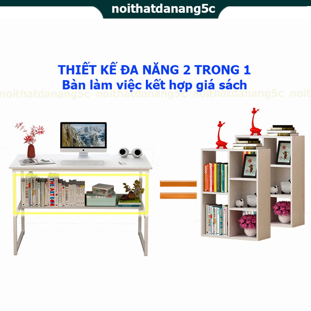 Bàn làm việc kệ lửng, thiết kế hiện đại, tiện nghi