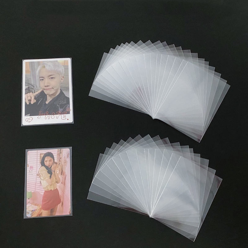 Set 50 Bao Đựng Ảnh 58 * 87mm Bọc Bài đựng Thẻ Bài Photocard Sleeve