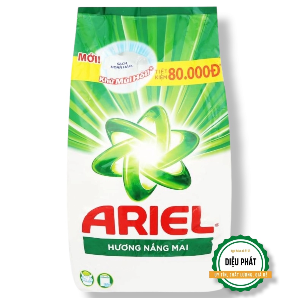 ⚡️ Bột Giặt Ariel Sạch Hoàn Hảo - Khử Mùi Hôi, Hương Nắng Mai Túi 5.5kg