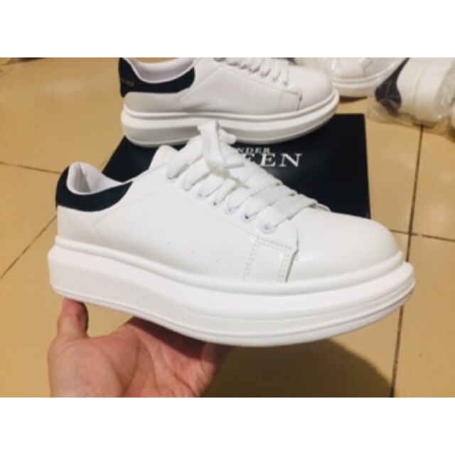 (Lẻ rẻ như sỉ) Giày MC QUEEN GÓT NHUNG ĐEN