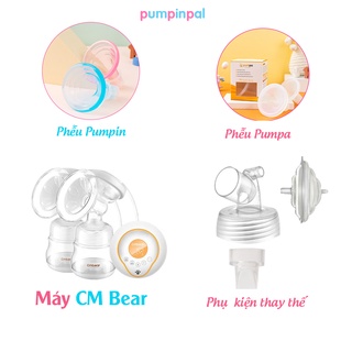 Phễu hút sữa silicon pumpin/pumpa cho máy cm bear