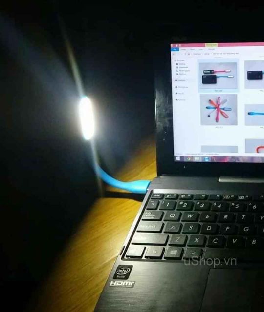 Đèn USB,SỈ 10 Đèn led siêu sáng chân usb cắm máy tính